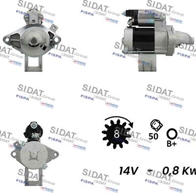 Fispa S12DE0423A2 - Стартер autocars.com.ua