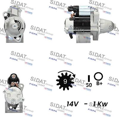 Fispa S12DE0520A2 - Стартер autodnr.net