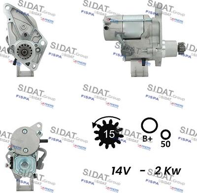 Fispa S12DE0645 - Стартер autocars.com.ua