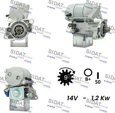 Fispa S12DE0719A2 - Стартер autocars.com.ua