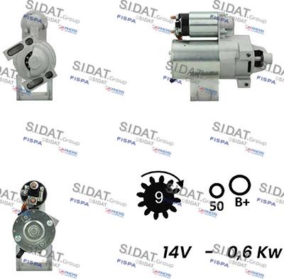 Fispa S12DR0375A2 - Стартер autodnr.net