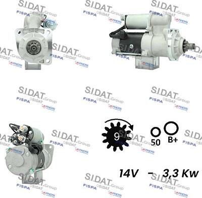 Fispa S12DR0471A2 - Стартер autocars.com.ua