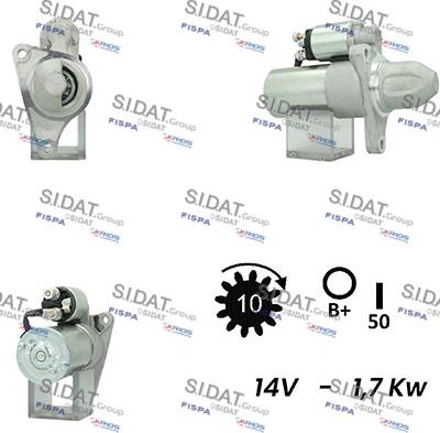 Fispa S12DR0754A2 - Стартер autocars.com.ua