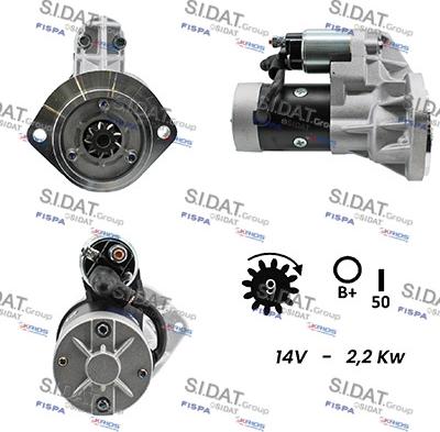 Fispa S12HT0038 - Стартер autocars.com.ua