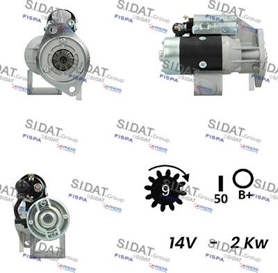 Fispa S12HT0330A2 - Стартер autocars.com.ua