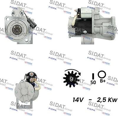 Fispa S12HT0419A2 - Стартер autocars.com.ua