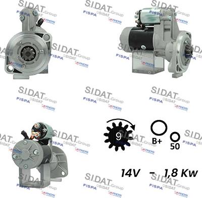 Fispa S12HT0537A2 - Стартер autocars.com.ua