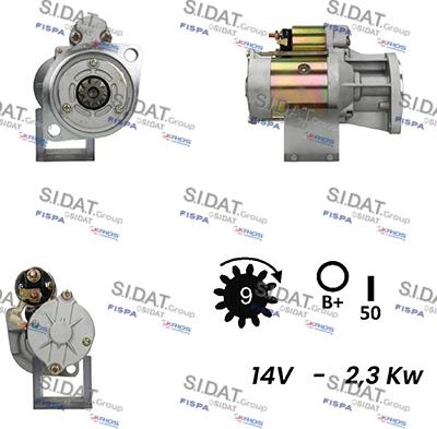 Fispa S12HT0539A2 - Стартер autocars.com.ua