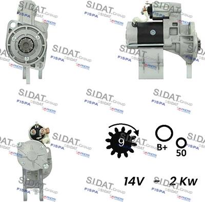 Fispa S12HT0768 - Стартер autodnr.net