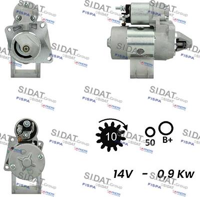 Fispa S12MA0009A2 - Стартер autocars.com.ua