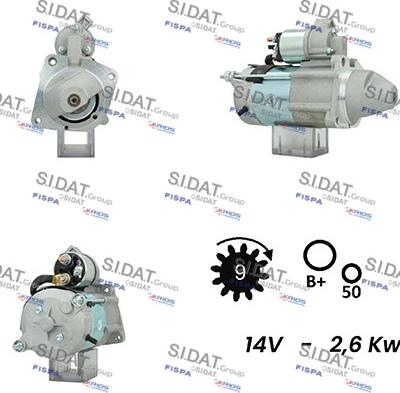 Fispa S12MA0146A2 - Стартер autocars.com.ua