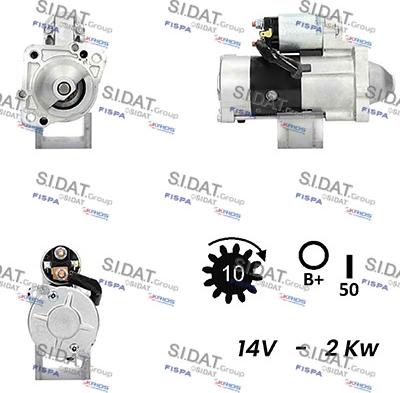 Fispa S12MH0165 - Стартер autodnr.net