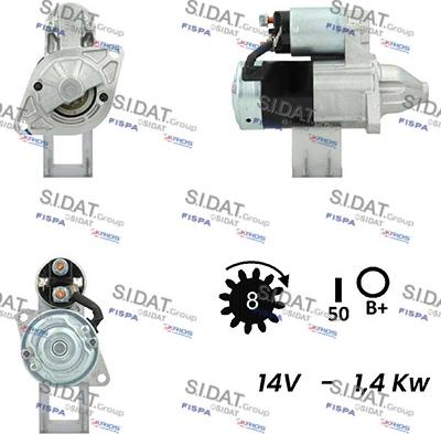 Fispa S12MH0297 - Стартер autodnr.net