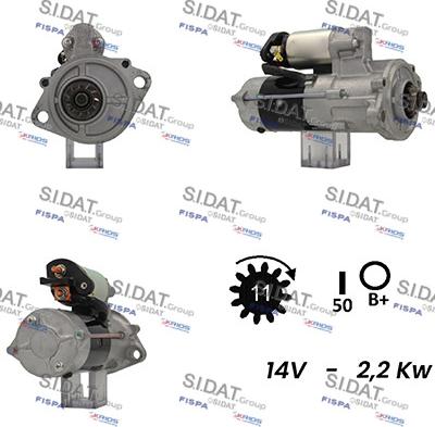 Fispa S12MH0313A2 - Стартер autocars.com.ua