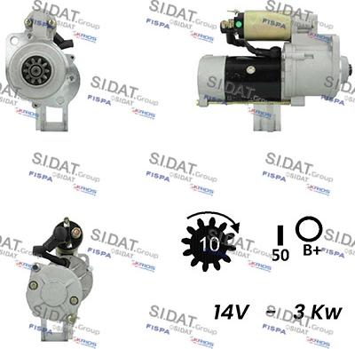 Fispa S12MH0326A2 - Стартер autocars.com.ua