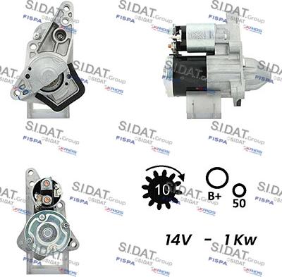 Fispa S12MH0334A2 - Стартер autocars.com.ua