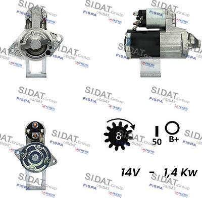 Fispa S12MH0336 - Стартер autocars.com.ua