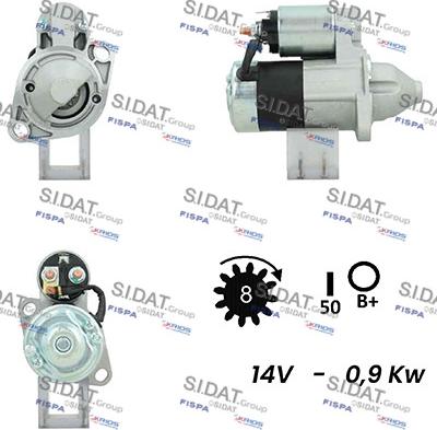 Fispa S12MH0555A2 - Стартер autodnr.net