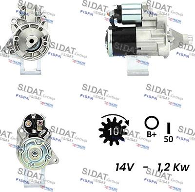 Fispa S12MH0746A2 - Стартер autocars.com.ua