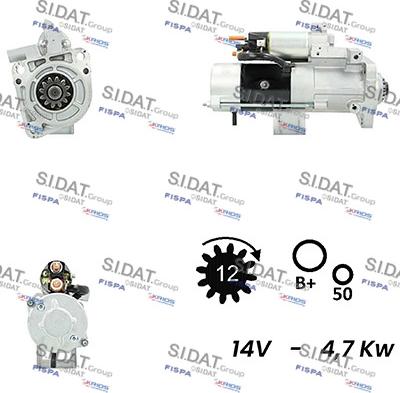 Fispa S12MH0779A2 - Стартер autocars.com.ua