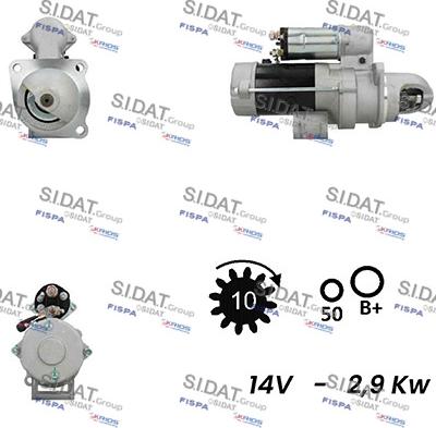 Fispa S12NK0355A2 - Стартер autocars.com.ua