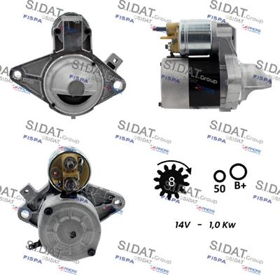 Fispa S12VA0011 - Стартер autocars.com.ua