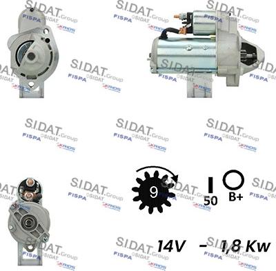 Fispa S12VA0026A2 - Стартер autocars.com.ua