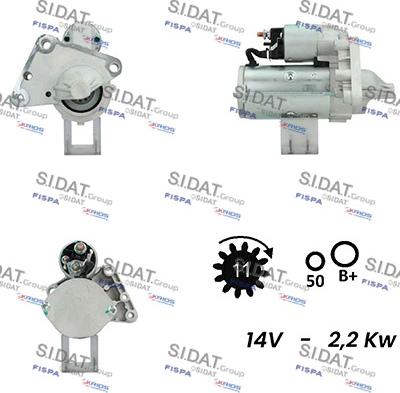 Fispa S12VA0153A2 - Стартер autocars.com.ua