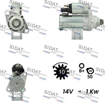 Fispa S12VA0247 - Стартер autodnr.net