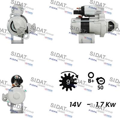 Fispa S12VA0253 - Стартер autocars.com.ua