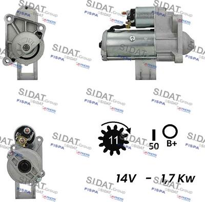 Fispa S12VA0279A2 - Стартер autocars.com.ua