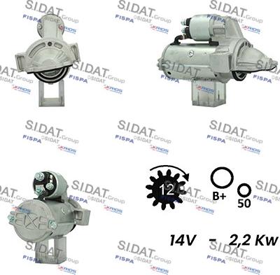 Fispa S12VA0286A2 - Стартер autocars.com.ua