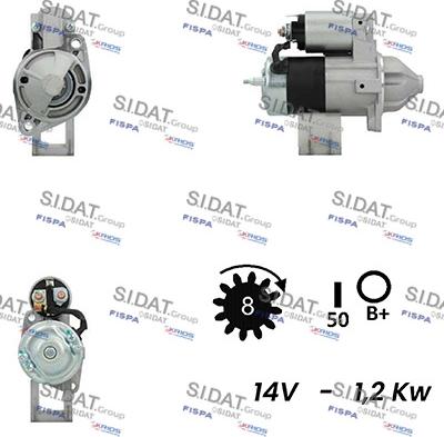 Fispa S12VA0409A2 - Стартер autodnr.net