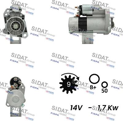 Fispa S12VA0445 - Стартер autocars.com.ua