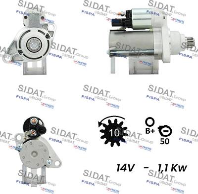 Fispa S12VA0446 - Стартер autocars.com.ua