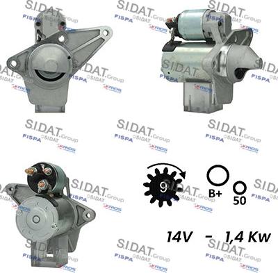 Fispa S12VA0477A2 - Стартер autocars.com.ua