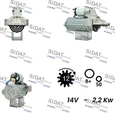 Fispa S12VA0482A2 - Стартер autocars.com.ua