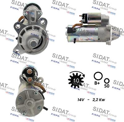 Fispa S12VS0023 - Стартер autocars.com.ua