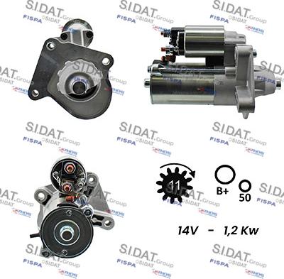 Fispa S12VS0193A2 - Стартер autocars.com.ua