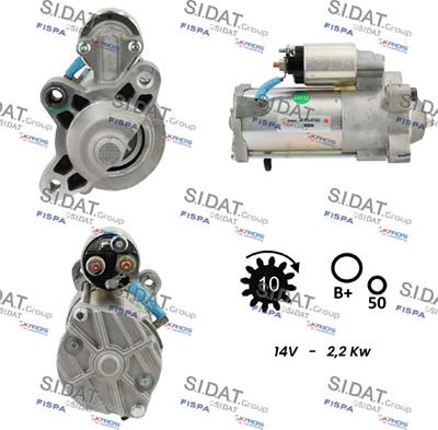 Fispa S12VS0481 - Стартер autocars.com.ua