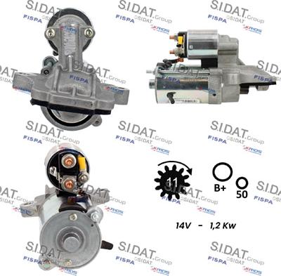 Fispa S12VS0803A2 - Стартер autocars.com.ua