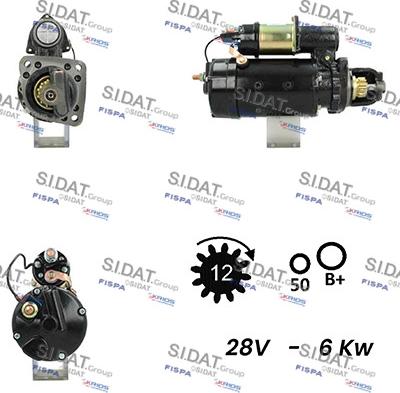 Fispa S24DR0090A2 - Стартер autocars.com.ua