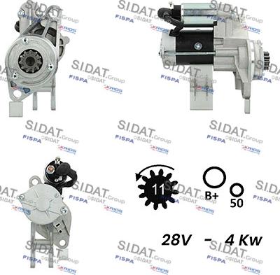 Fispa S24HT0027A2 - Стартер autodnr.net