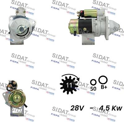 Fispa S24HT0140A2 - Стартер autocars.com.ua