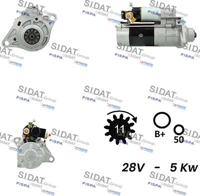 Fispa S24MH0013A2 - Стартер autodnr.net