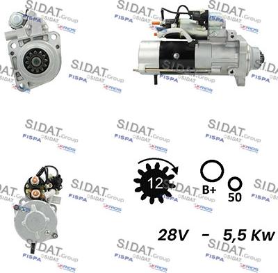 Fispa S24MH0021A2 - Стартер autocars.com.ua