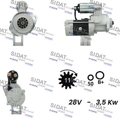 Fispa S24MH0032A2 - Стартер autocars.com.ua