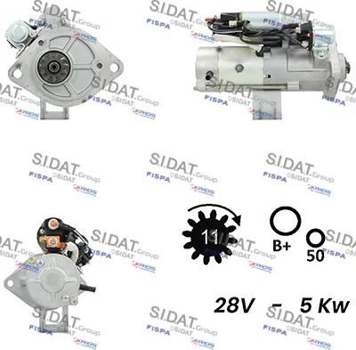 Fispa S24MH0131A2 - Стартер autocars.com.ua