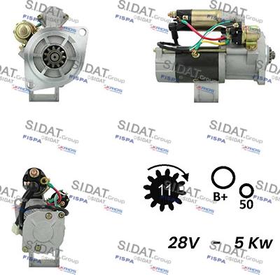 Fispa S24MH0138A2 - Стартер autocars.com.ua