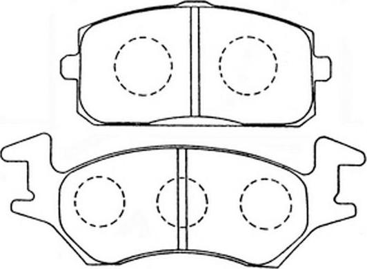 FIT FP0180 - Гальмівні колодки, дискові гальма autocars.com.ua